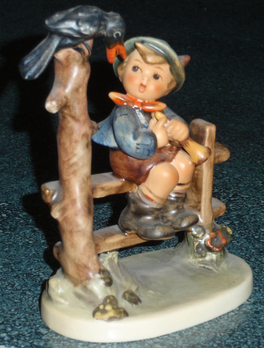 "Mischief Maker" Goebel Hummel Figurine #342 - Boy With Black Bird!