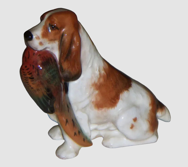 "Cocker Spaniel With Pheasant" Royal Doulton Figurine HN1029 (3.5")