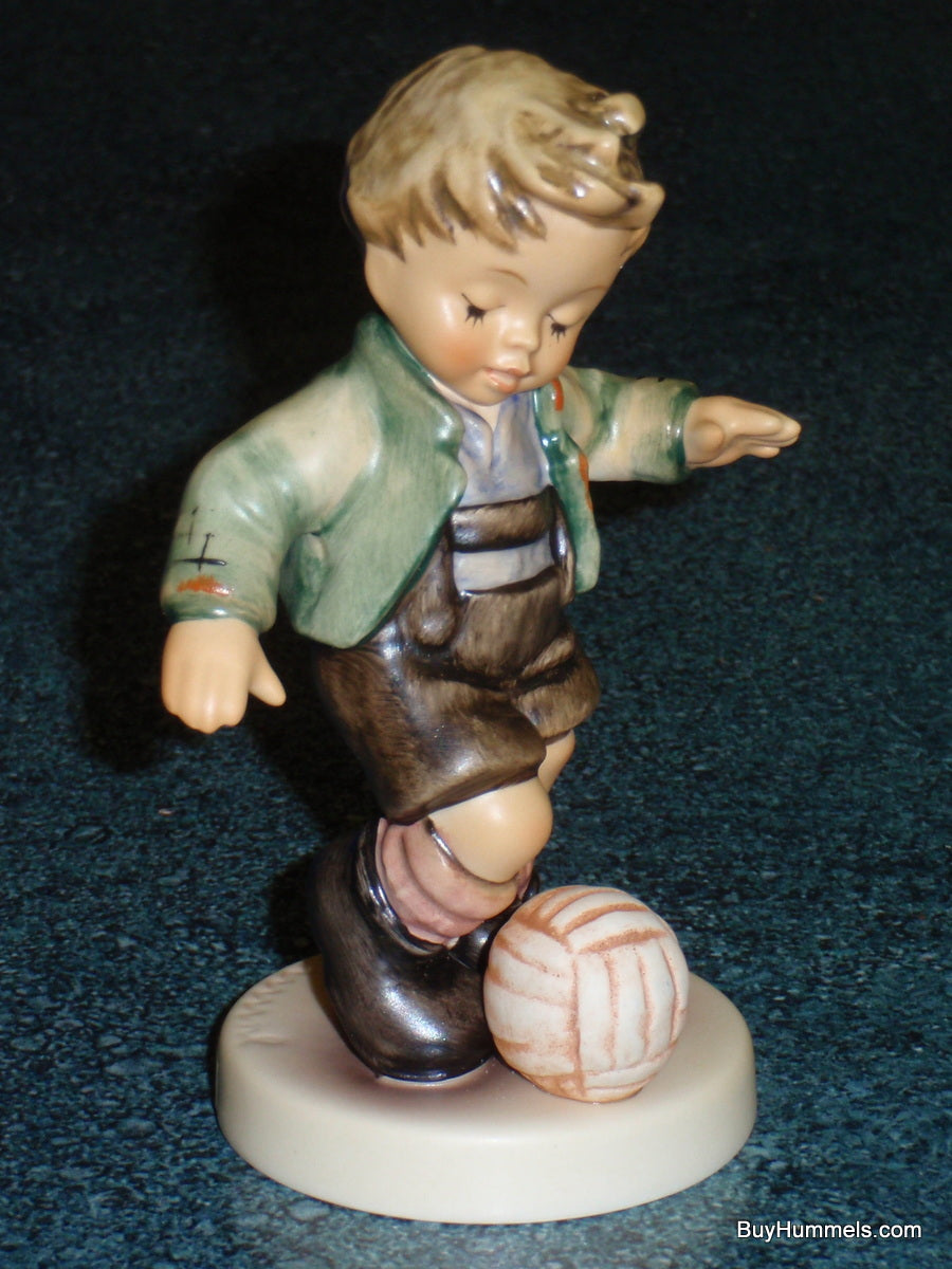"Fancy Footwork" Goebel Hummel Figurine #2211 - Boy Playing Soccer!