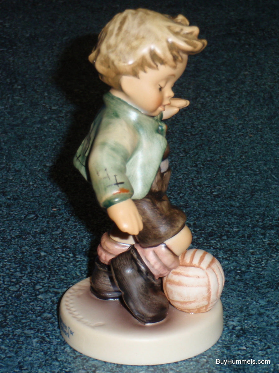 "Fancy Footwork" Goebel Hummel Figurine #2211 - Boy Playing Soccer!