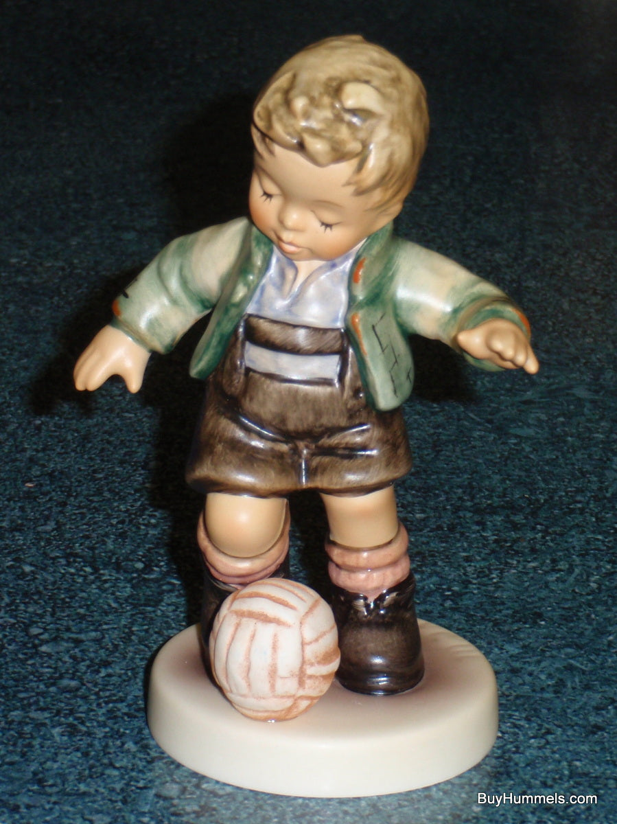 "Fancy Footwork" Goebel Hummel Figurine #2211 - Boy Playing Soccer!