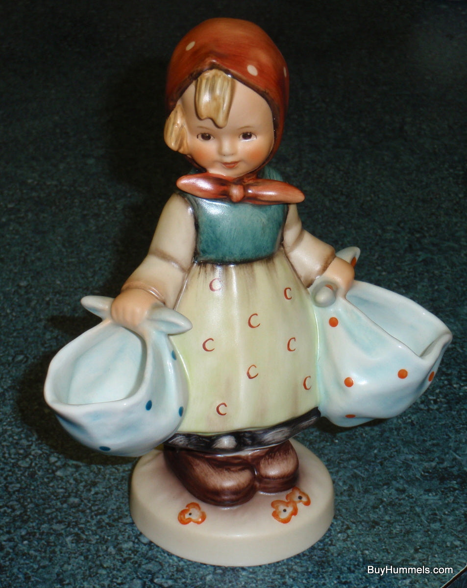 "Mother's Darling" Goebel Hummel Figurine #175 - Little Girl Doing Laundry - CUTE!