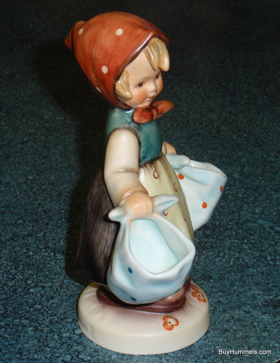 "Mother's Darling" Goebel Hummel Figurine #175 - Little Girl Doing Laundry - CUTE!