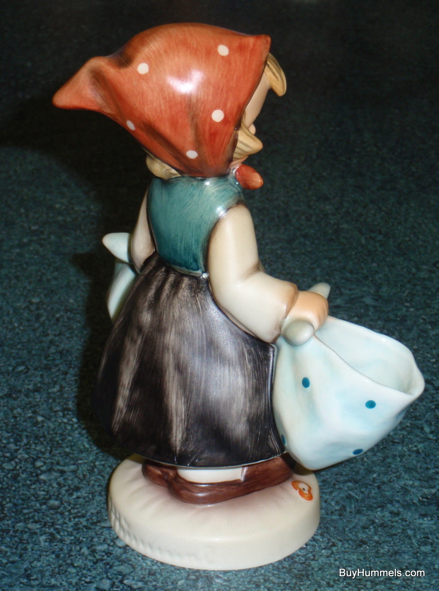"Mother's Darling" Goebel Hummel Figurine #175 - Little Girl Doing Laundry - CUTE!