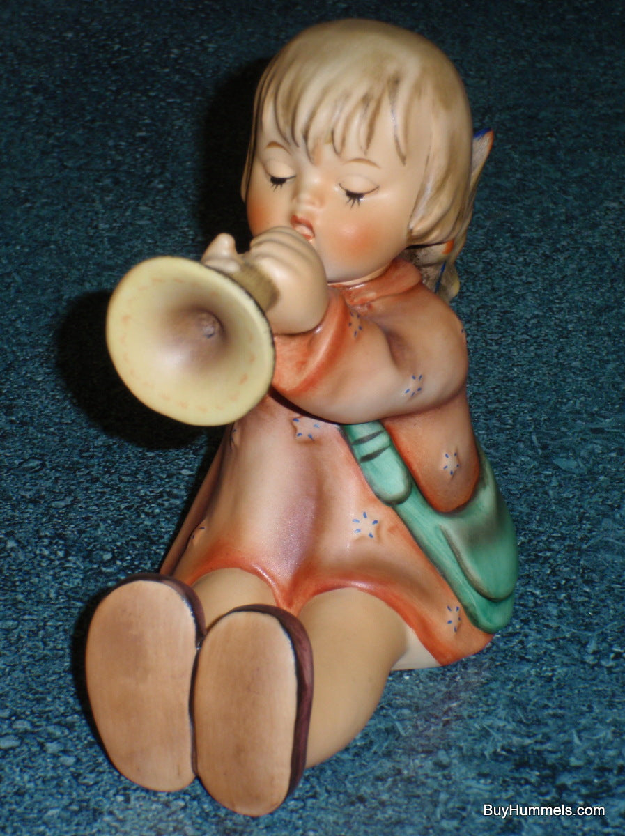 HUGE "Joyous News" Goebel Hummel Angel Figurine With Trumpet #27/3 - VERY RARE!