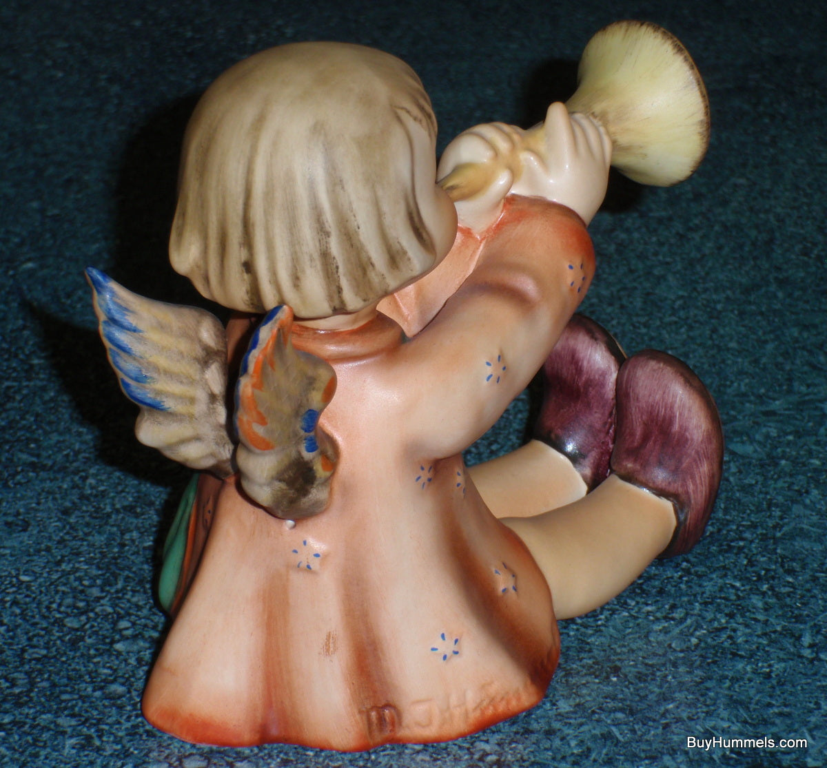 HUGE "Joyous News" Goebel Hummel Angel Figurine With Trumpet #27/3 - VERY RARE!