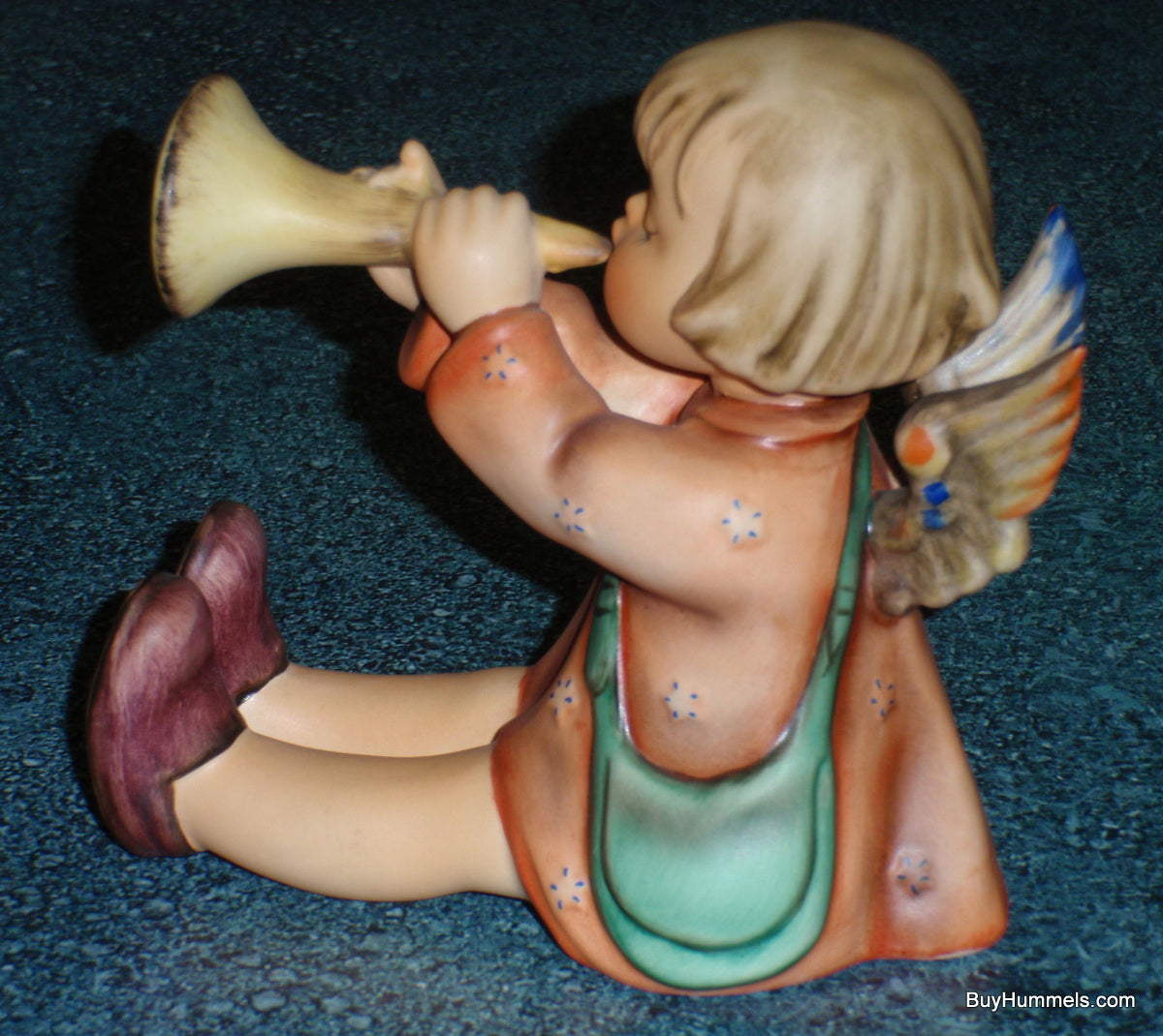 HUGE "Joyous News" Goebel Hummel Angel Figurine With Trumpet #27/3 - VERY RARE!