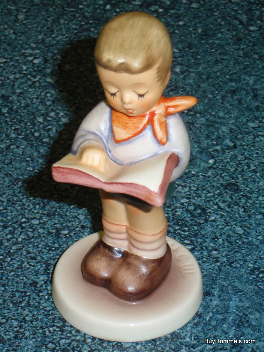 Goebel Hummel Figurine "Honor Student" #2087/B - Little Boy Reading Book!