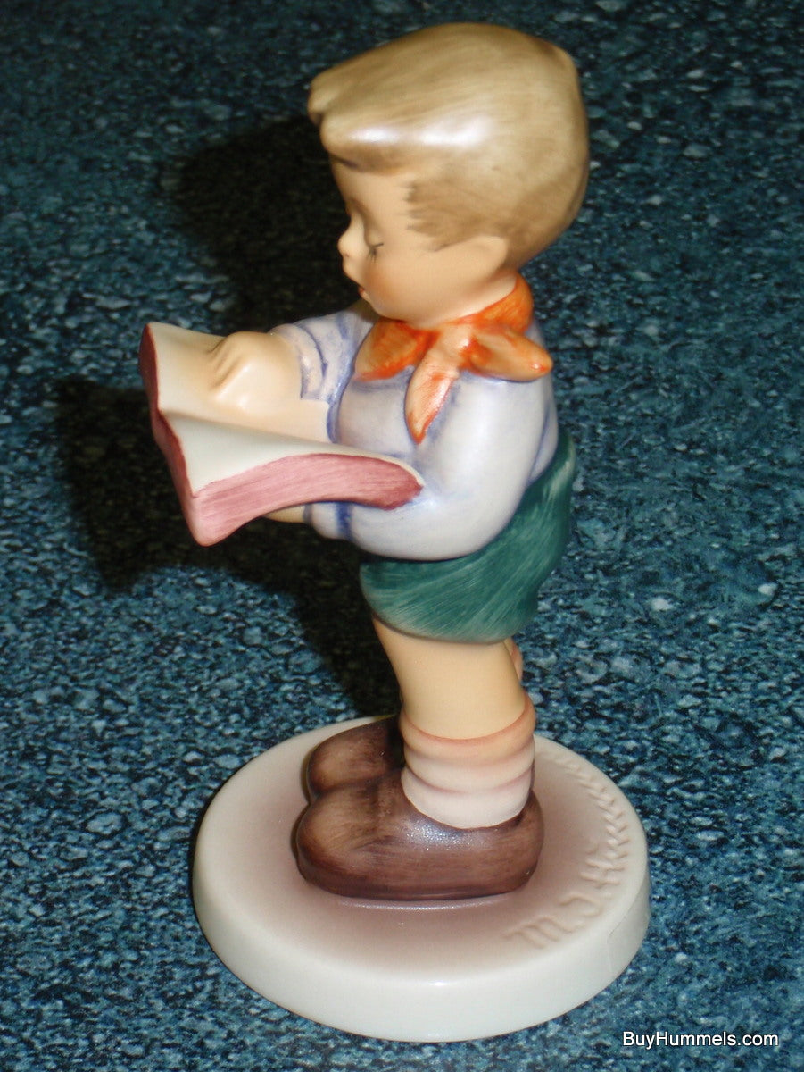 Goebel Hummel Figurine "Honor Student" #2087/B - Little Boy Reading Book!