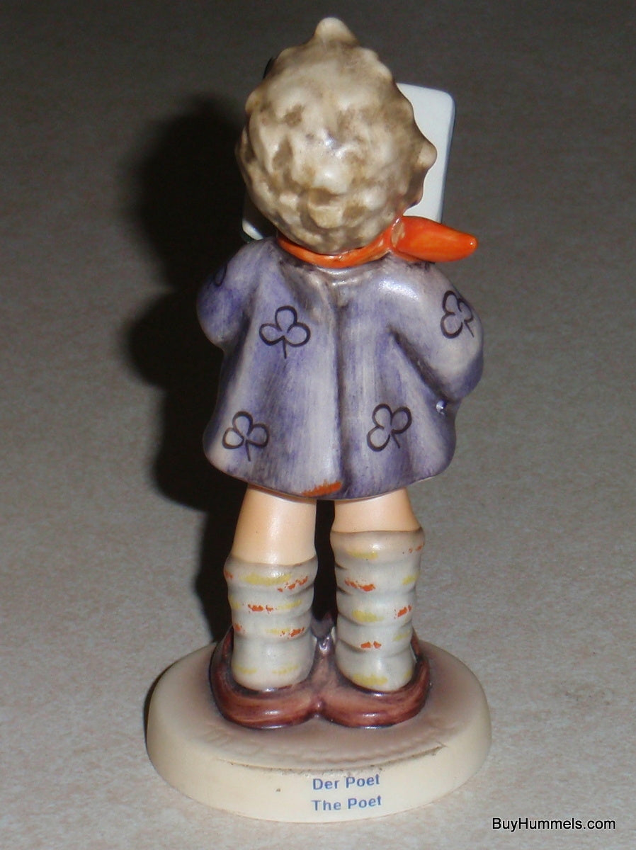 LARGE "The Poet" Goebel Hummel Figurine #397/I - Little Boy Readying Poetry - CUTE GIFT!