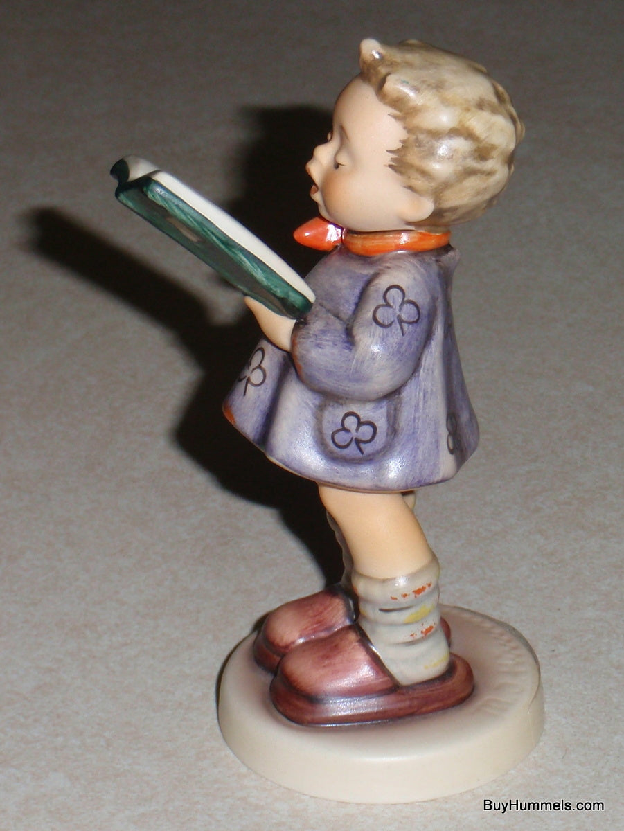 LARGE "The Poet" Goebel Hummel Figurine #397/I - Little Boy Readying Poetry - CUTE GIFT!