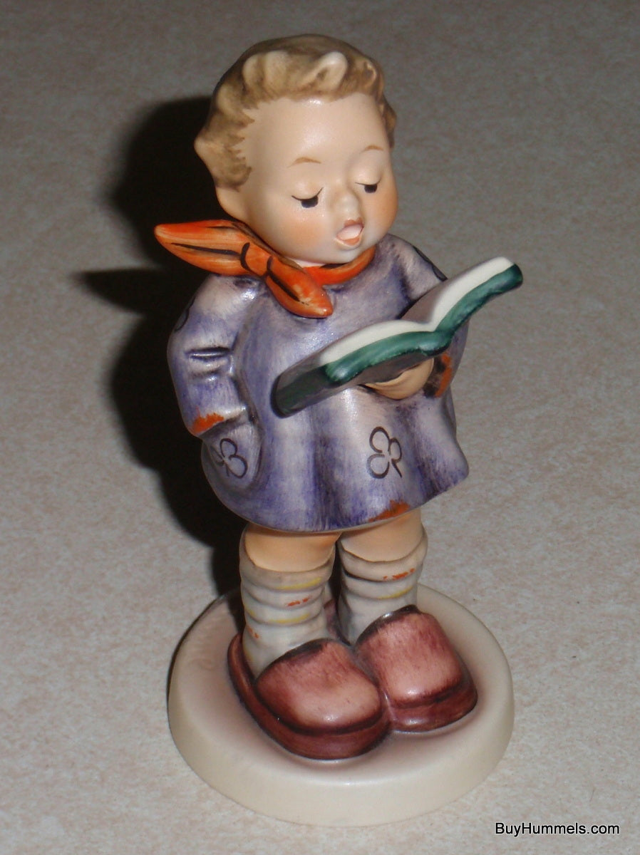 LARGE "The Poet" Goebel Hummel Figurine #397/I - Little Boy Readying Poetry - CUTE GIFT!