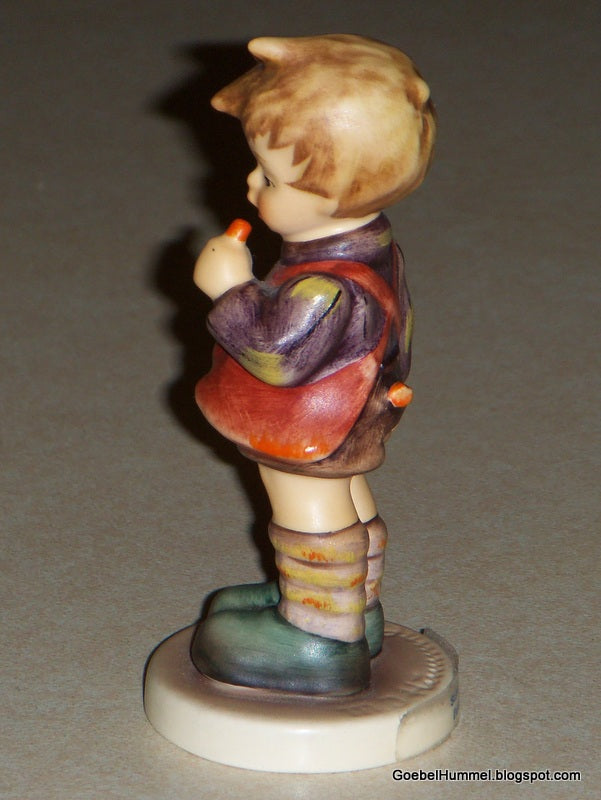 "Delicious" Goebel Hummel Figurine #435 3/0 - Little Boy With Sweet Treat!