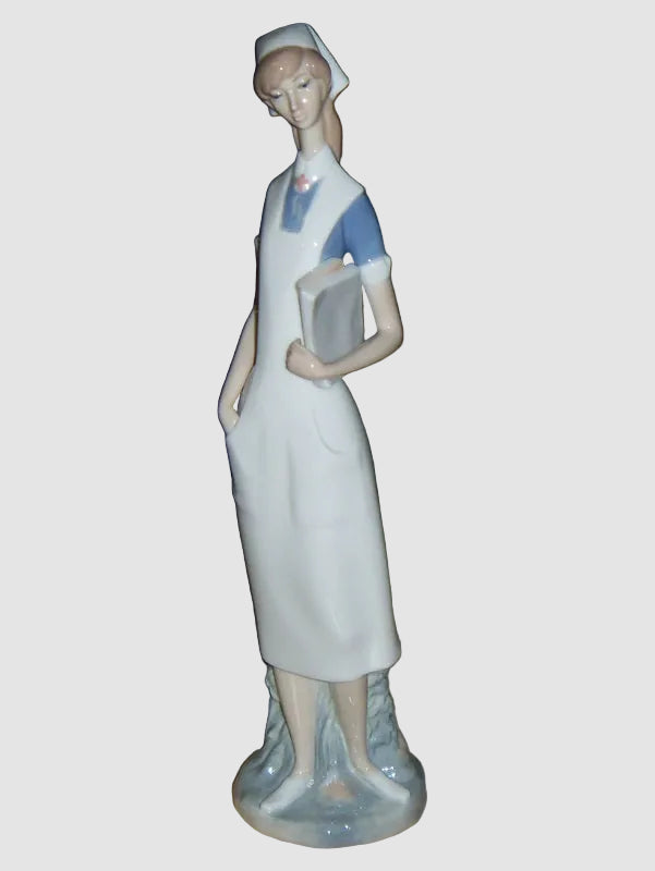 "Nurse" Lladro Figurine #4603 - Medical Professional Student (14")