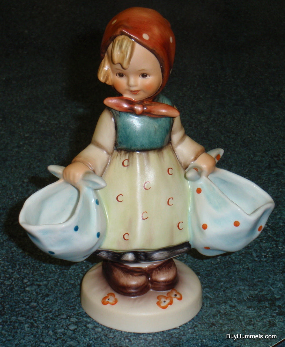 "Mother's Darling" Goebel Hummel Figurine #175 - Little Girl Doing Laundry - CUTE!