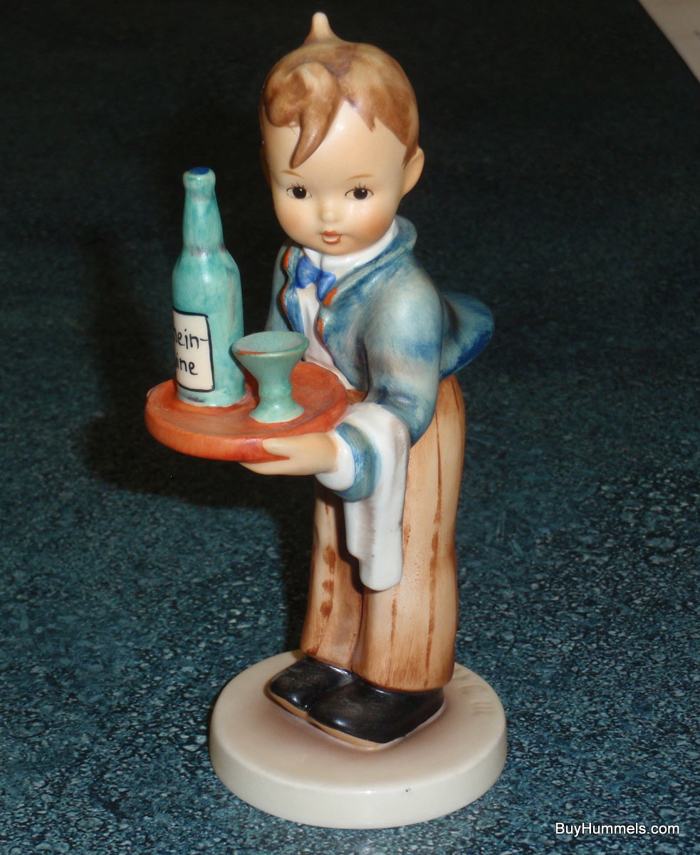 "Waiter" Goebel Hummel Figurine #154/0 - Cute Collectible Gift!