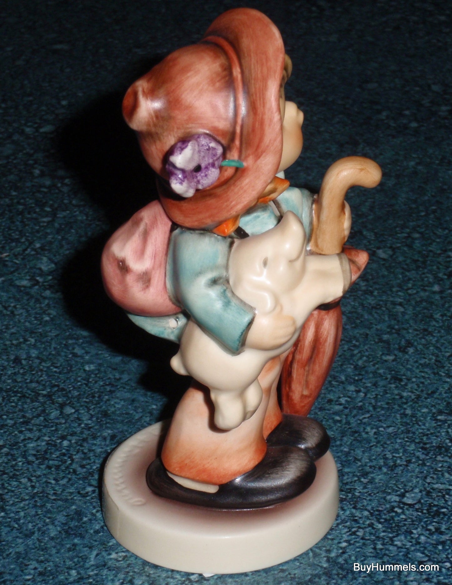 Lucky Boy LIMITED EDITION 60th Anniversary Goebel Hummel Figurine #335/0 - Little Boy With Piglet!