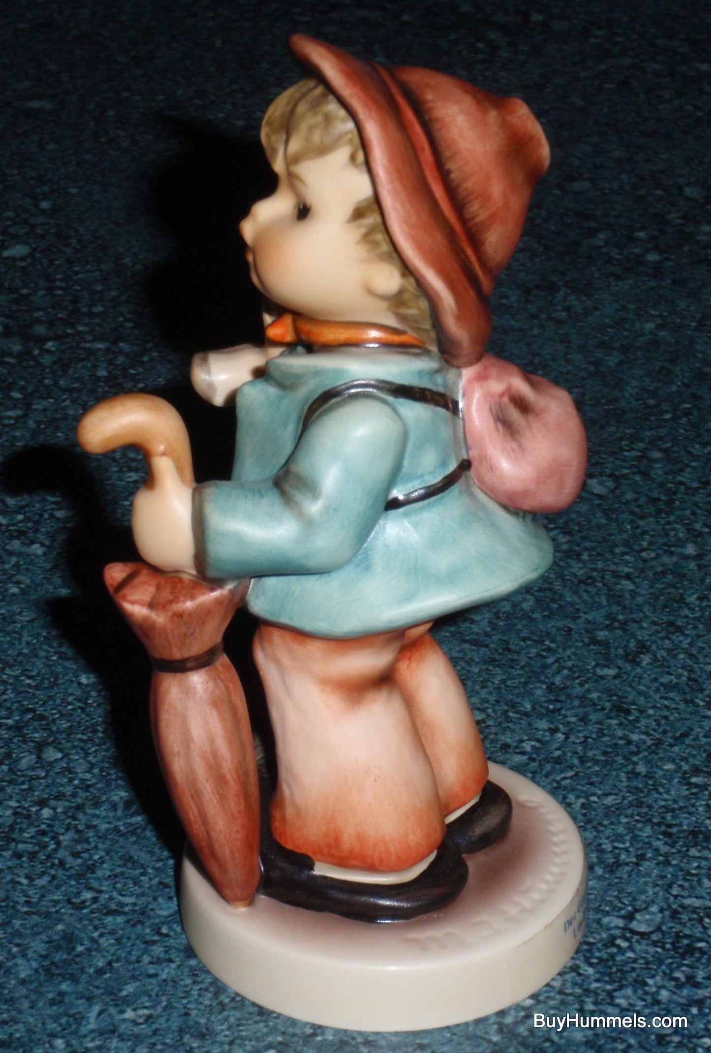 Lucky Boy LIMITED EDITION 60th Anniversary Goebel Hummel Figurine #335/0 - Little Boy With Piglet!