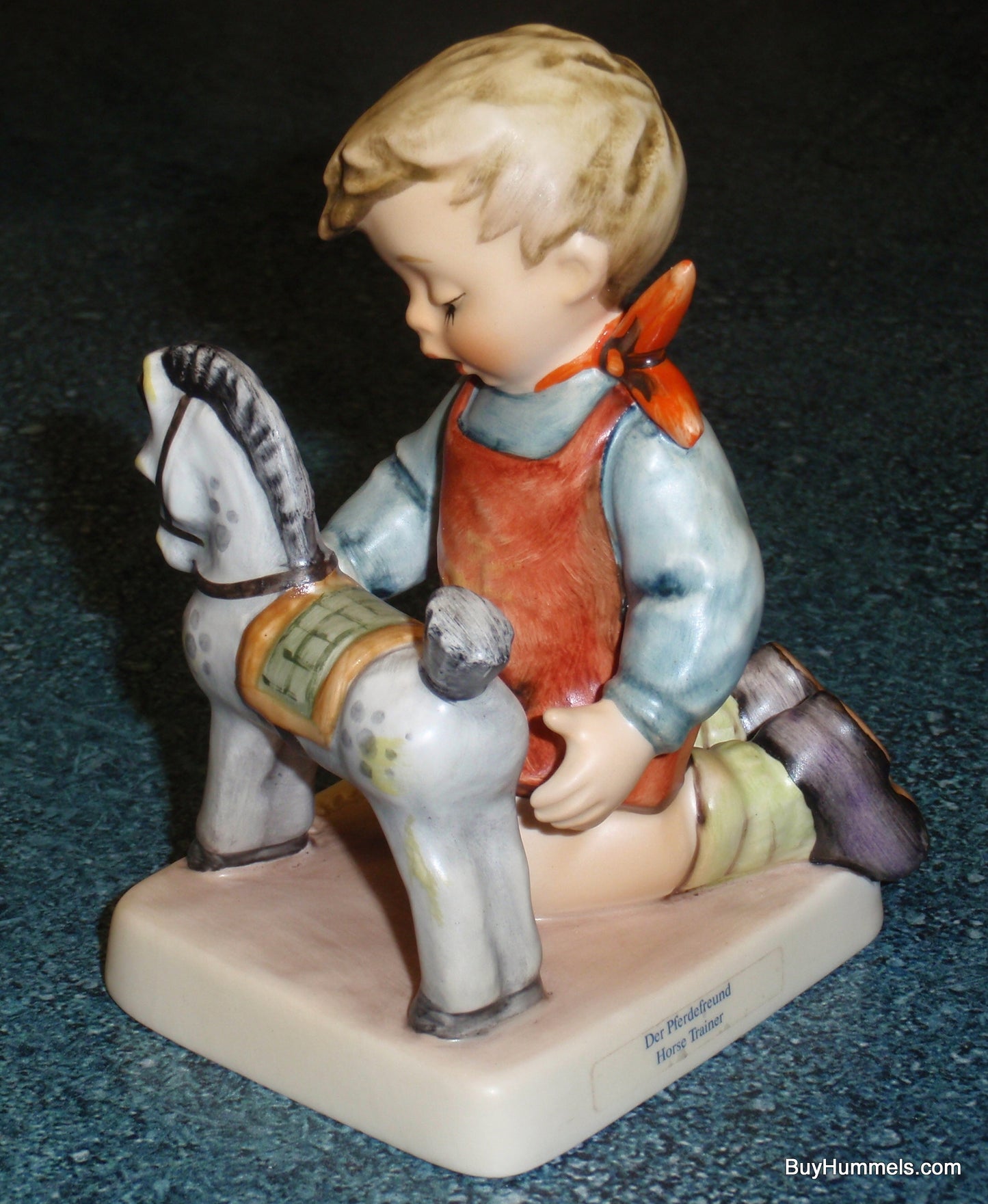 "Horse Trainer" Goebel Hummel Figurine #423 - Little Boy With Toy Horse!