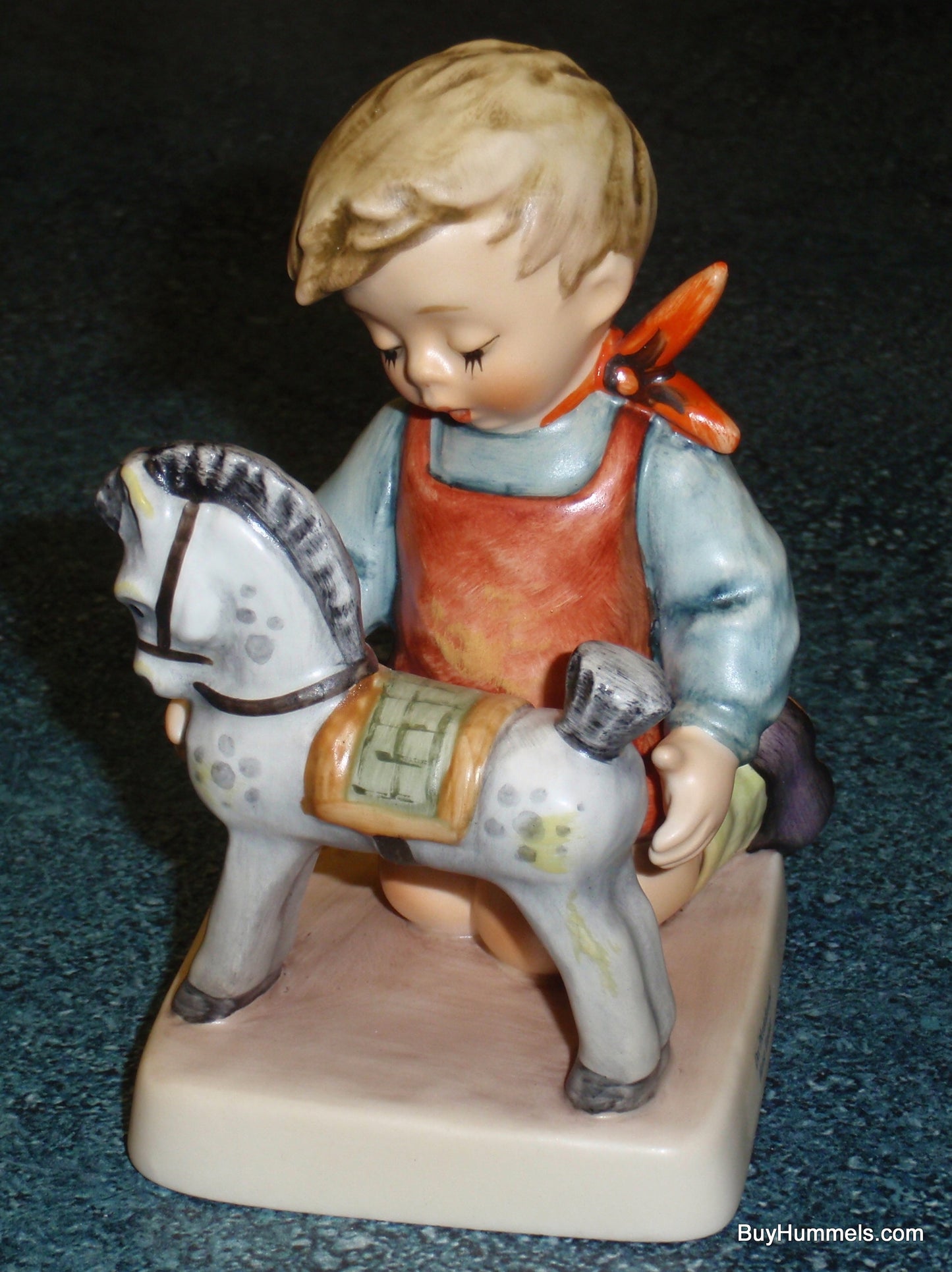 "Horse Trainer" Goebel Hummel Figurine #423 - Little Boy With Toy Horse!