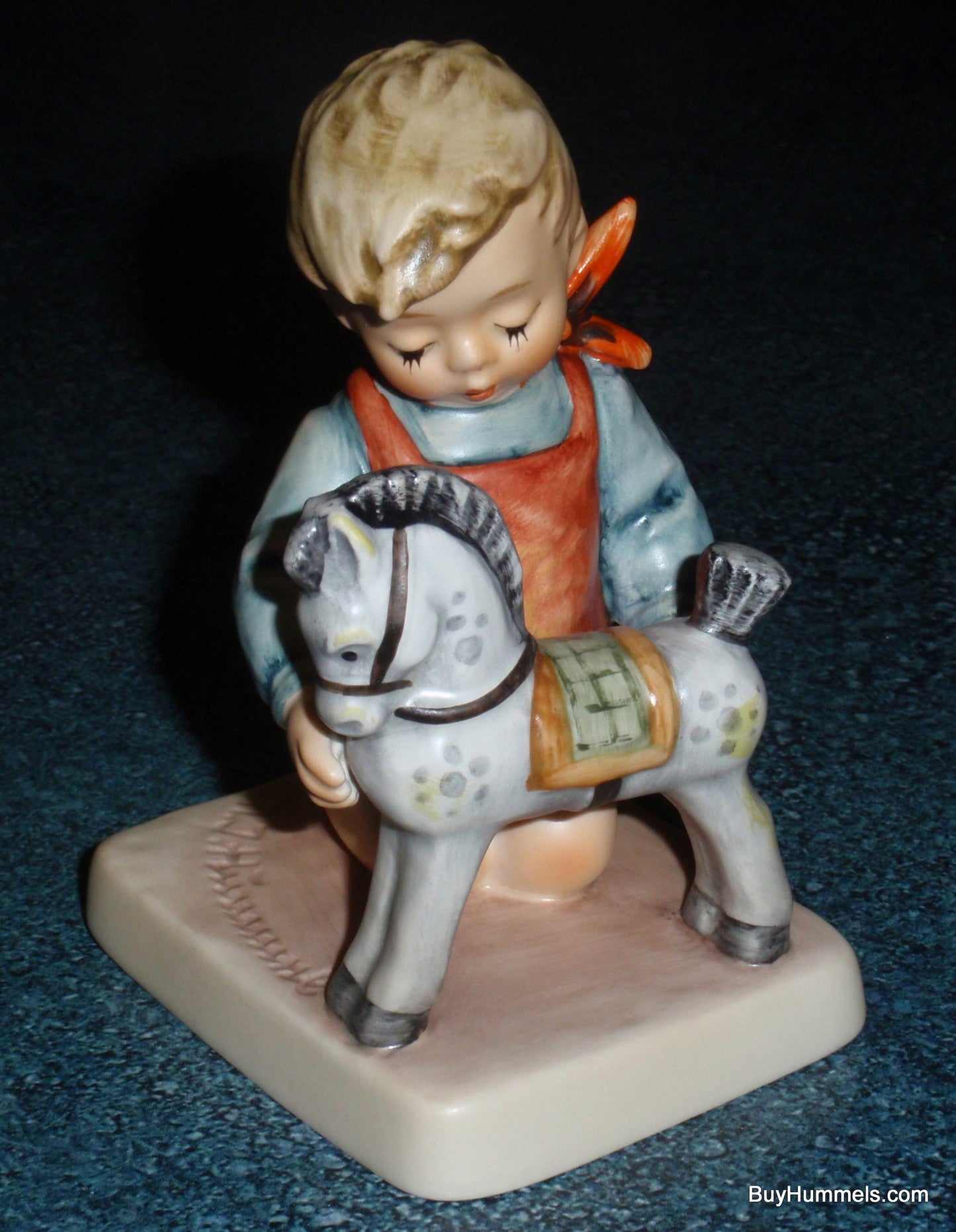 "Horse Trainer" Goebel Hummel Figurine #423 - Little Boy With Toy Horse!
