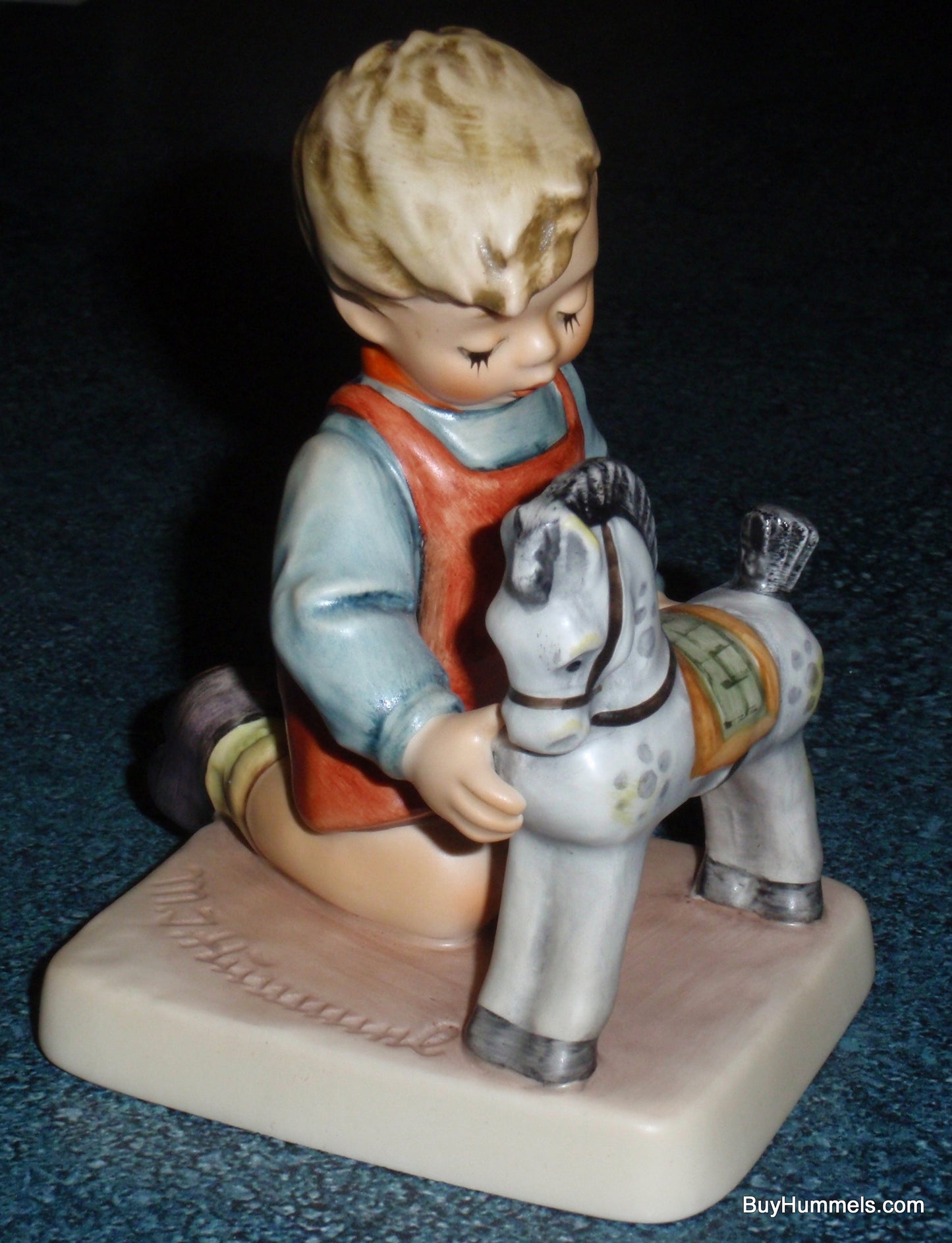 "Horse Trainer" Goebel Hummel Figurine #423 - Little Boy With Toy Horse!
