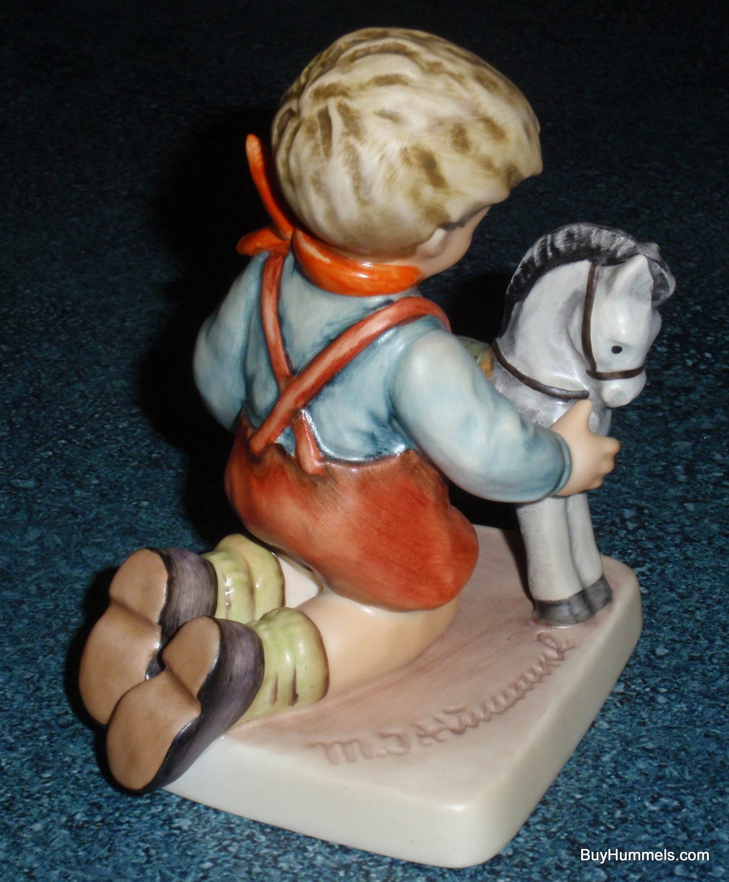 "Horse Trainer" Goebel Hummel Figurine #423 - Little Boy With Toy Horse!