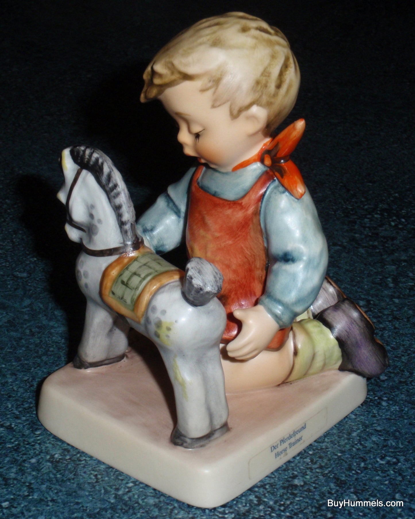 "Horse Trainer" Goebel Hummel Figurine #423 - Little Boy With Toy Horse!