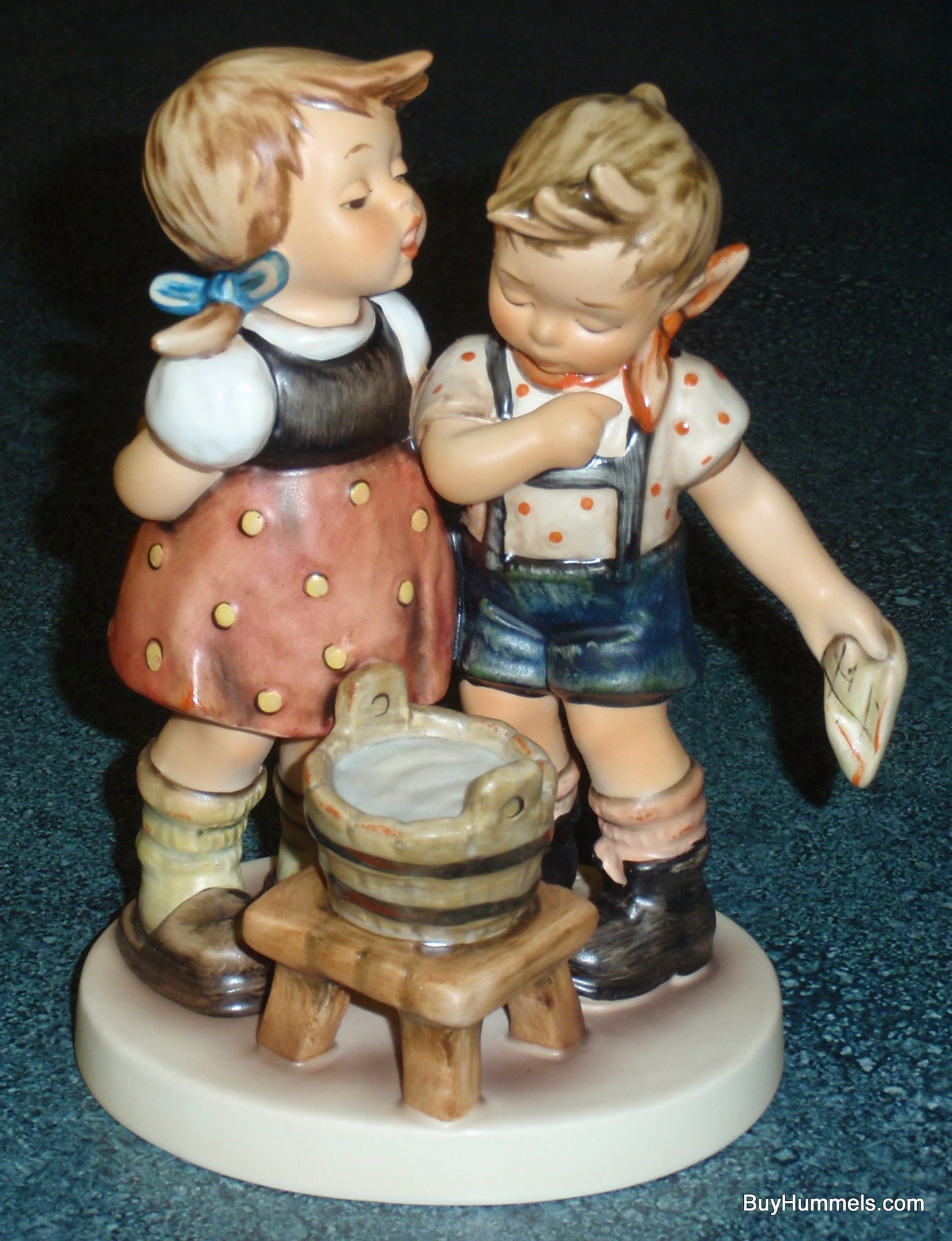 "Bath Time" Goebel Hummel Figurine #412 - Adorable Collectible Gift!
