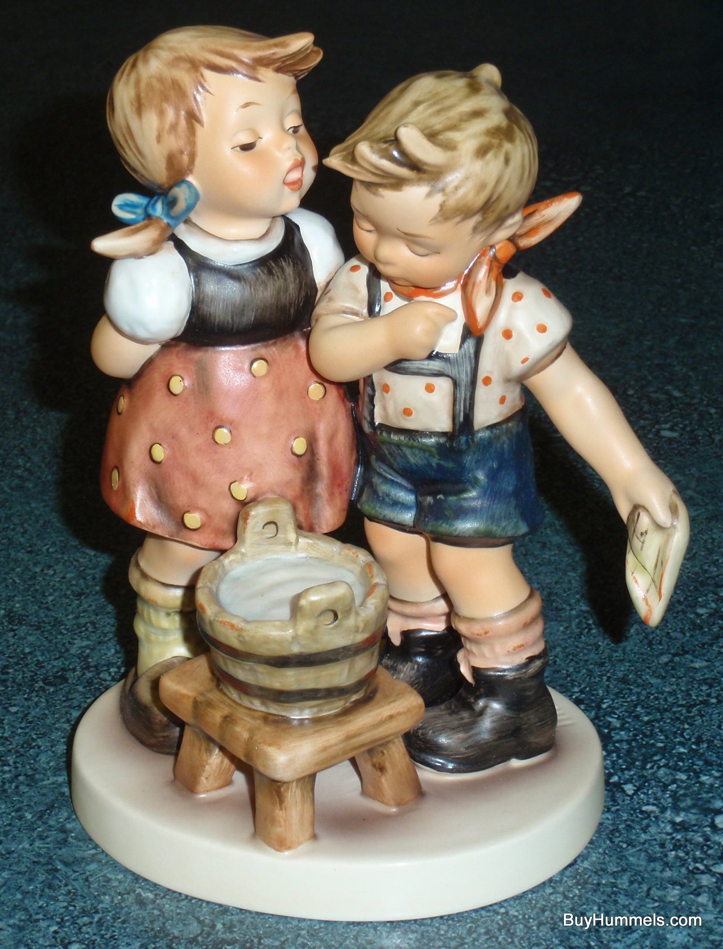 "Bath Time" Goebel Hummel Figurine #412 - Adorable Collectible Gift!