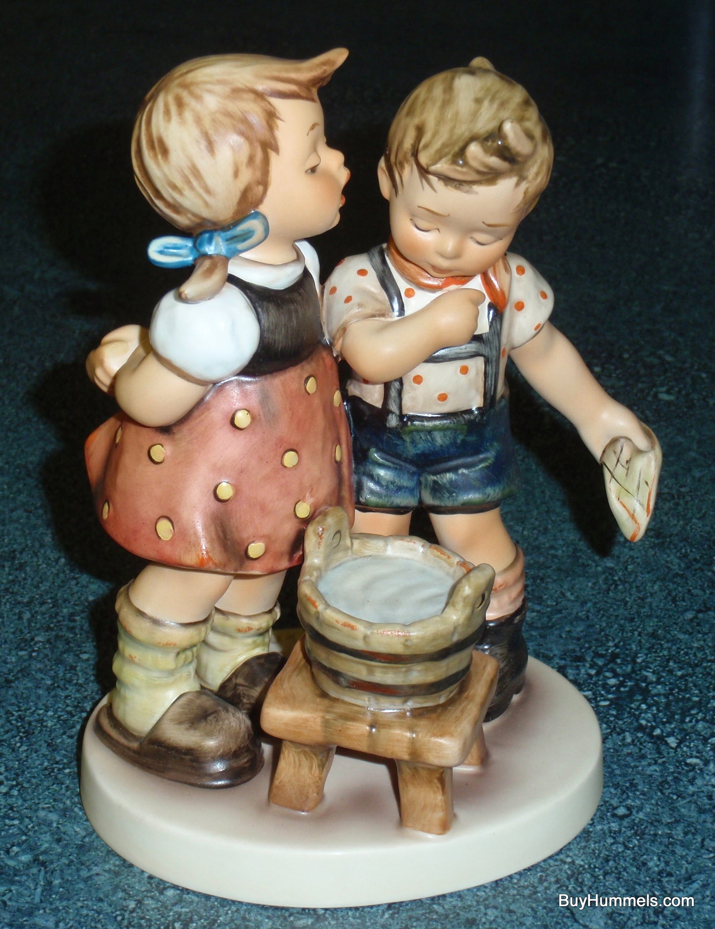 "Bath Time" Goebel Hummel Figurine #412 - Adorable Collectible Gift!