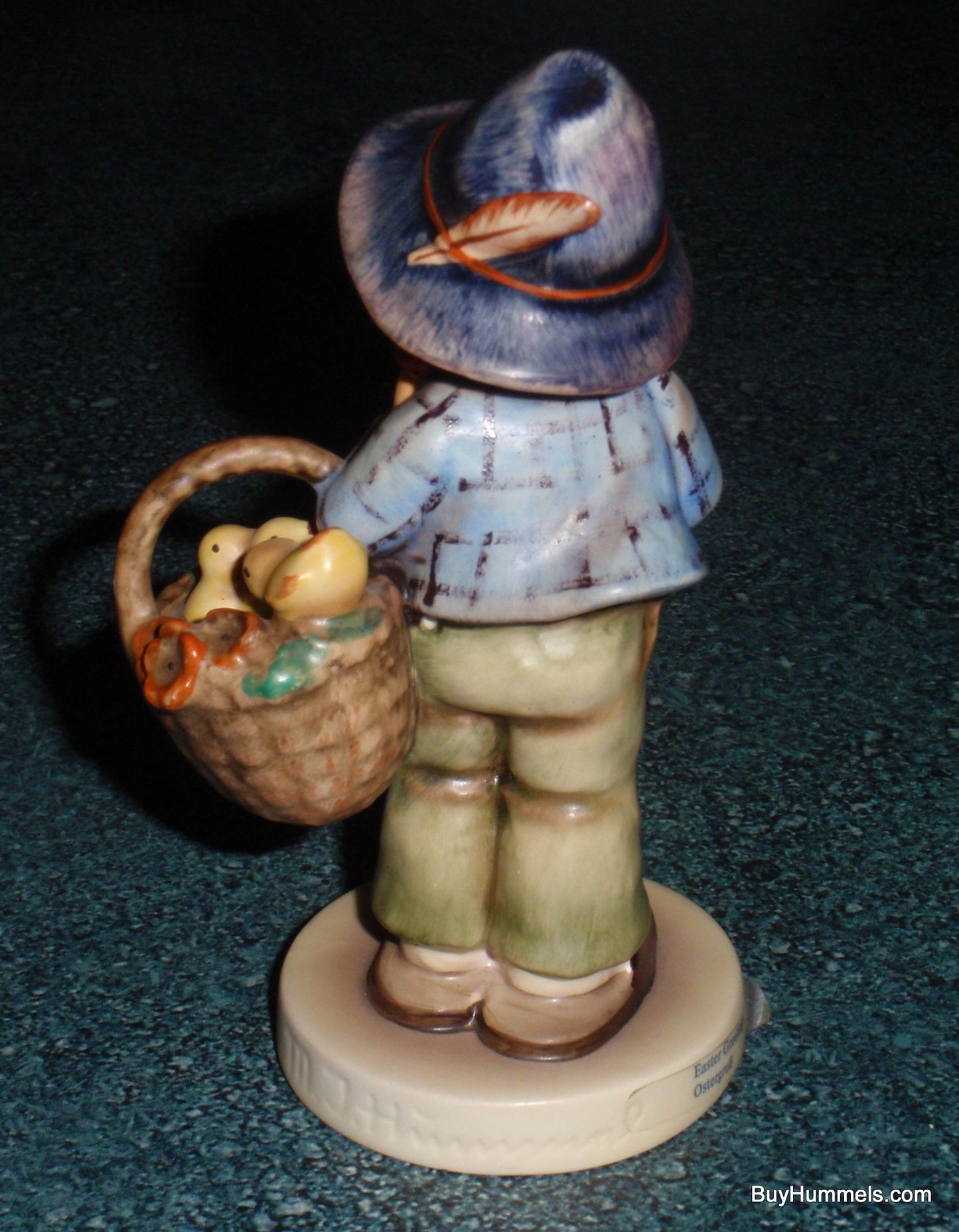"Easter Greetings" Goebel Hummel Figurine #378 - Little Boy With Peeps!