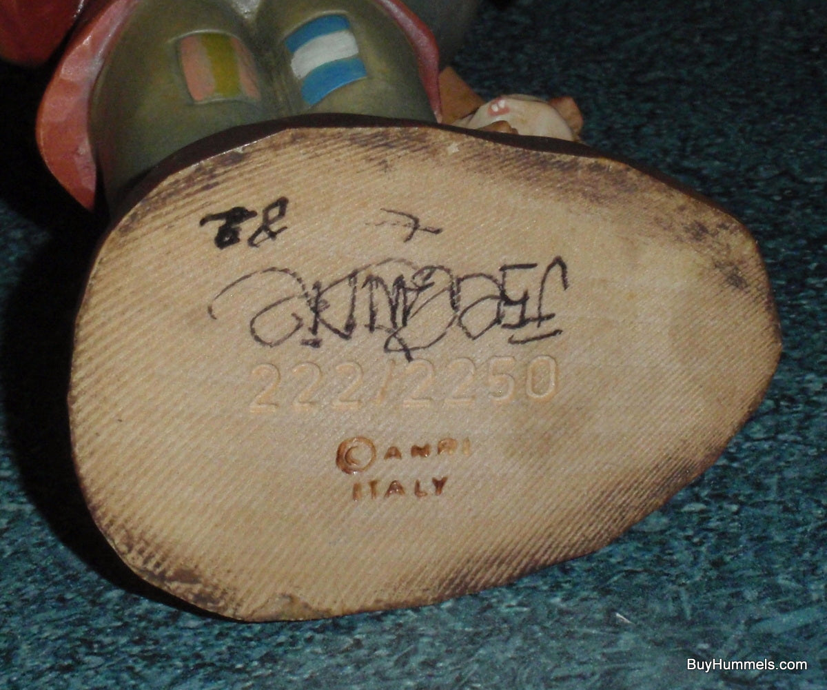 "Jolly Piper" Anri Ferrandiz Wood Carving #652105 - Limited Edition Mint With Box