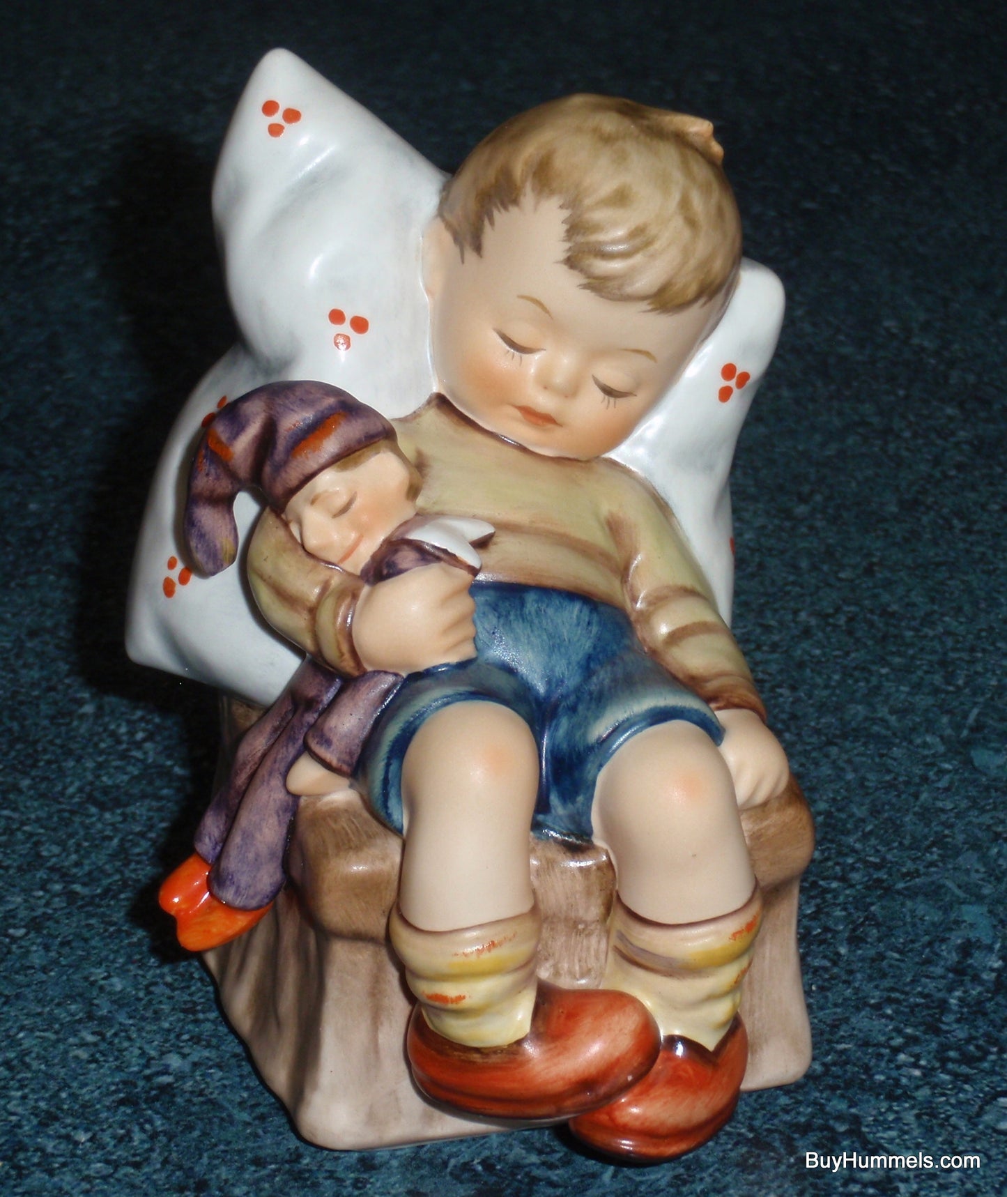 "Just Dozing" Goebel Hummel Figurine #451 - Little Boy Snoozing
