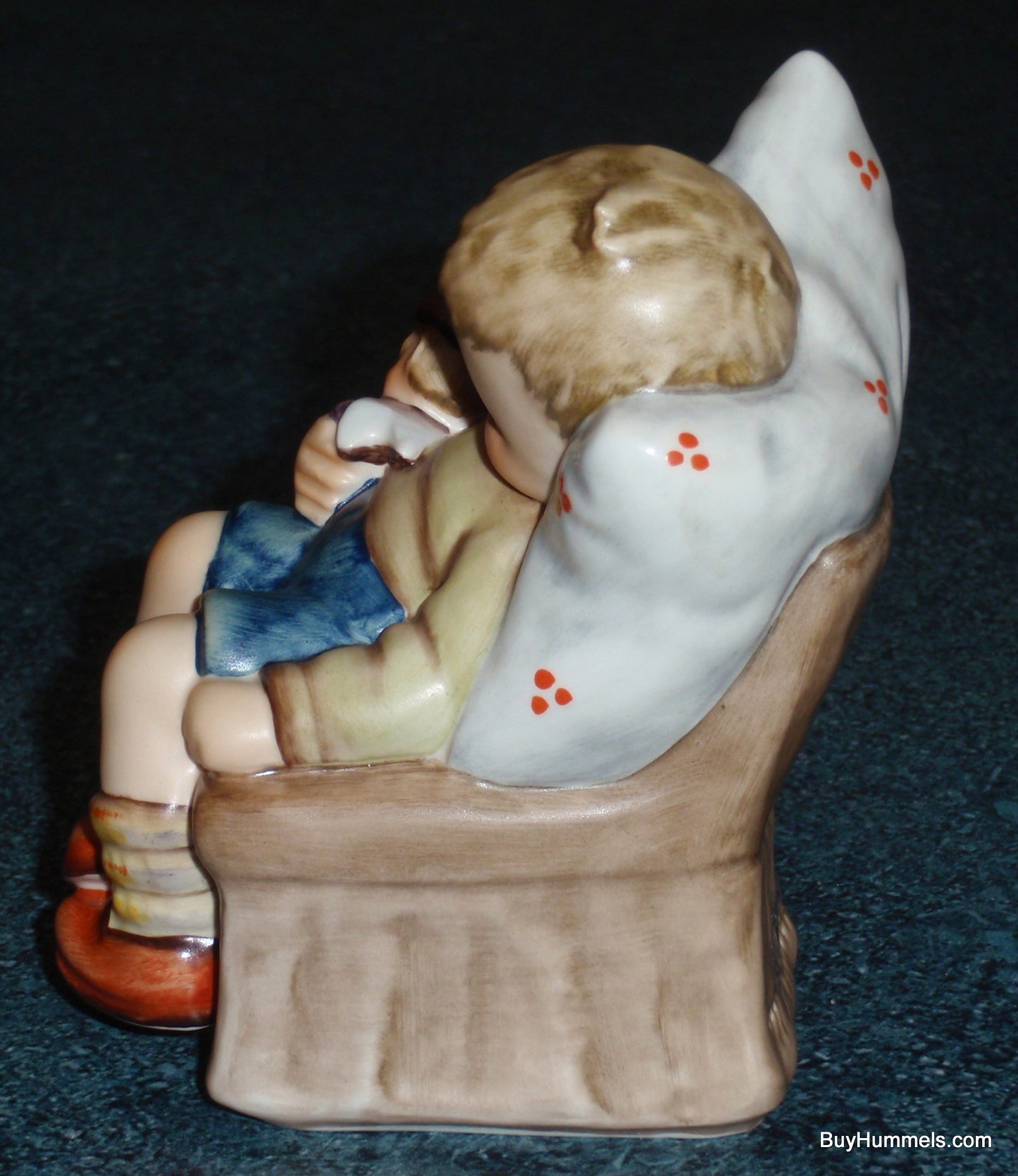 "Just Dozing" Goebel Hummel Figurine #451 - Little Boy Snoozing