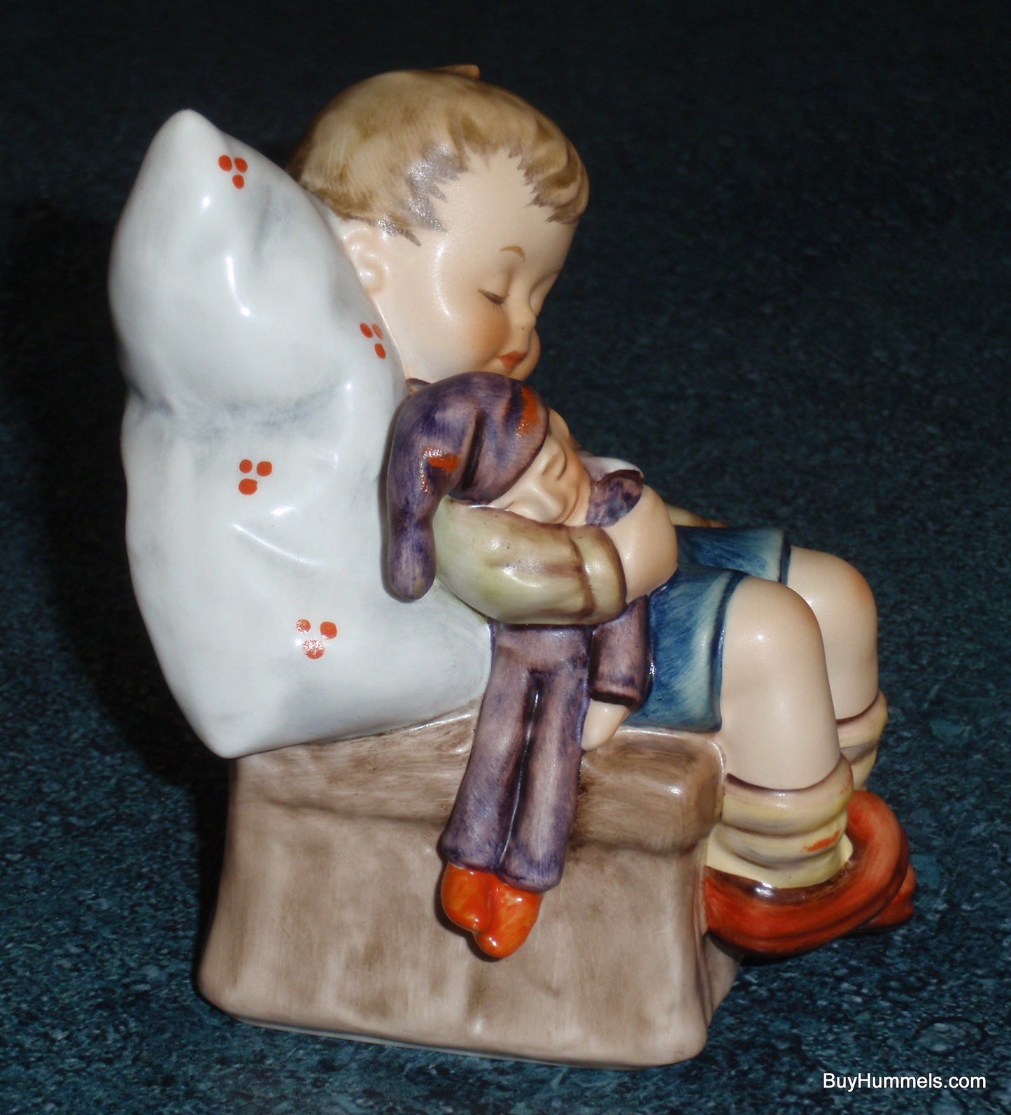 "Just Dozing" Goebel Hummel Figurine #451 - Little Boy Snoozing