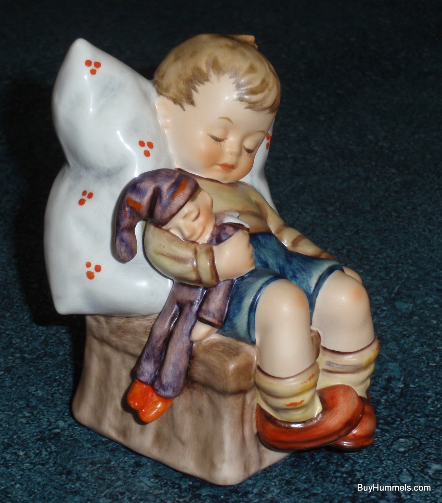 "Just Dozing" Goebel Hummel Figurine #451 - Little Boy Snoozing