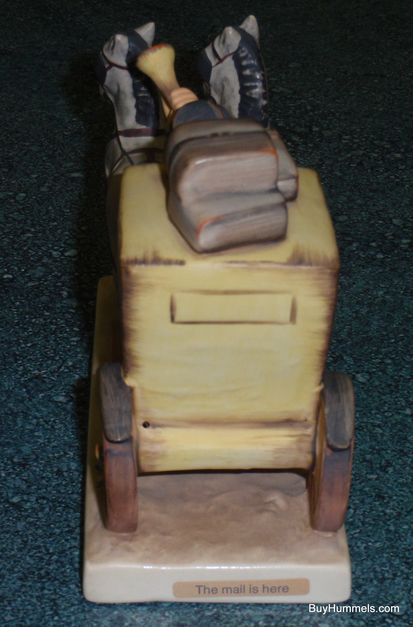 "The Mail Is Here" Goebel Hummel Figurine #226 Mailman With Horse Drawn Carriage!