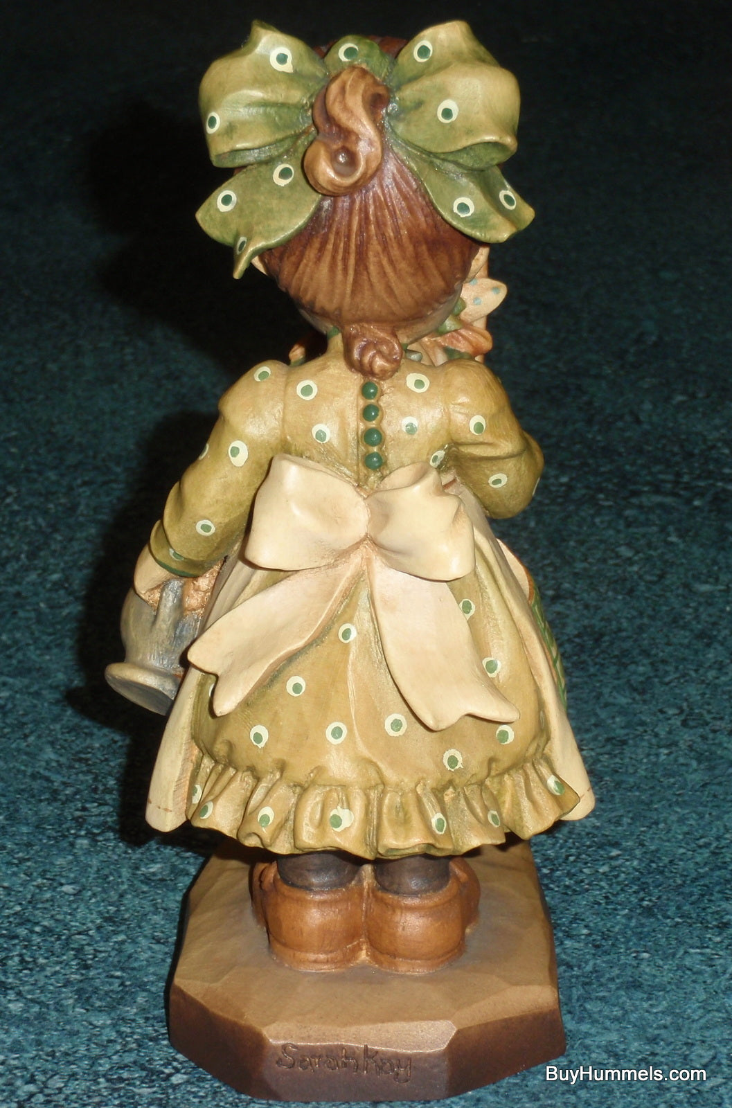 "A Loving Spoonful" Sarah Kay Anri Valentine 6" Figurine - Little Girl Feeding Baby Doll!
