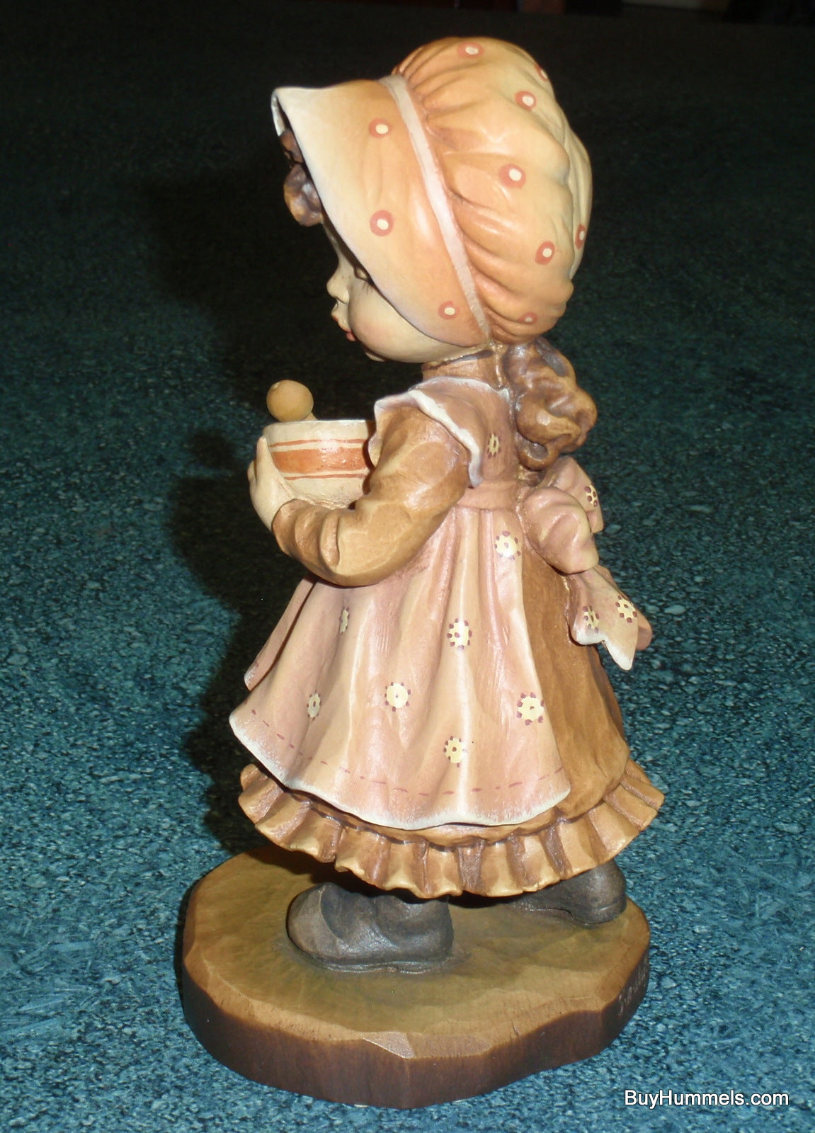 Ginger Snap ANRI Sarah Kay 6" Wood Carved Figurine Limited Edition Signed WIth Original Box