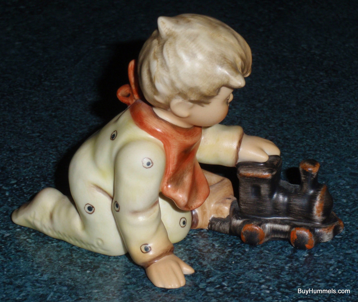 "Playtime Express" Limited Edition Goebel Hummel Figurine #2112/D - Boy Playing With Train!