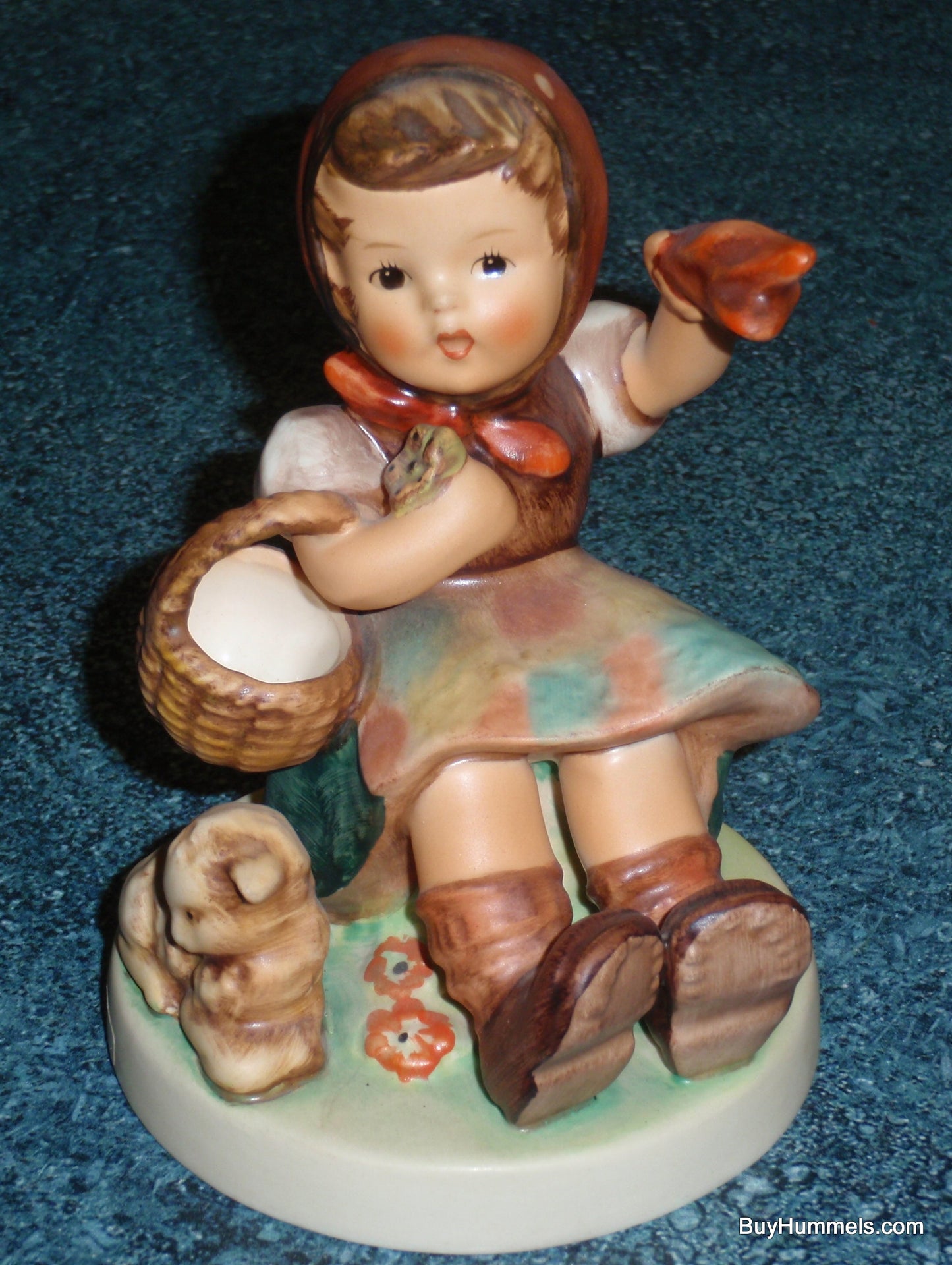 "Farewell" Goebel Hummel Figurine #65 - Girl Waving Goodbye!