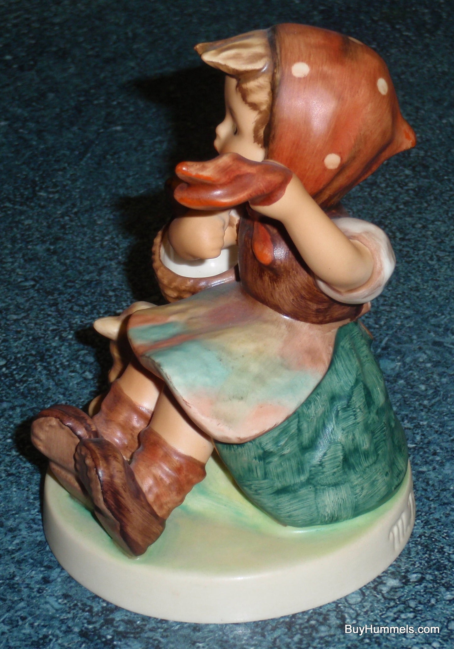 "Farewell" Goebel Hummel Figurine #65 - Girl Waving Goodbye!