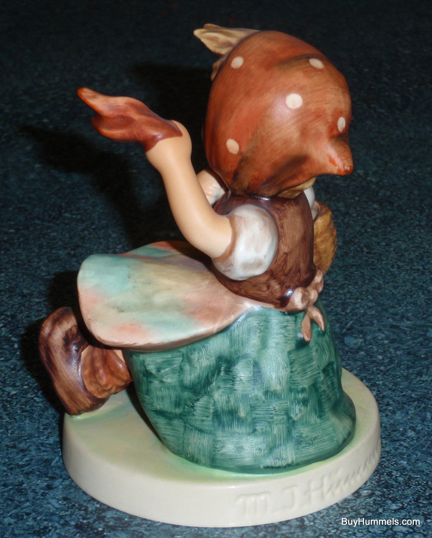 "Farewell" Goebel Hummel Figurine #65 - Girl Waving Goodbye!