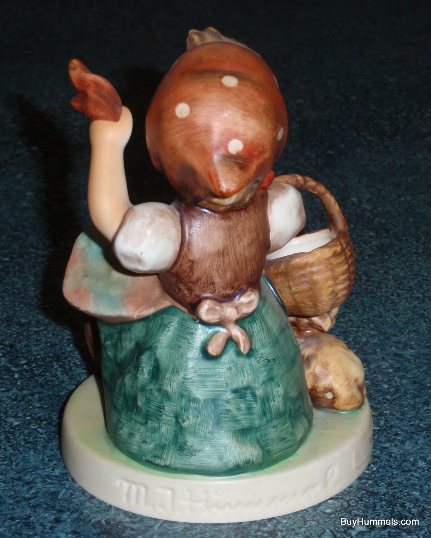 "Farewell" Goebel Hummel Figurine #65 - Girl Waving Goodbye!