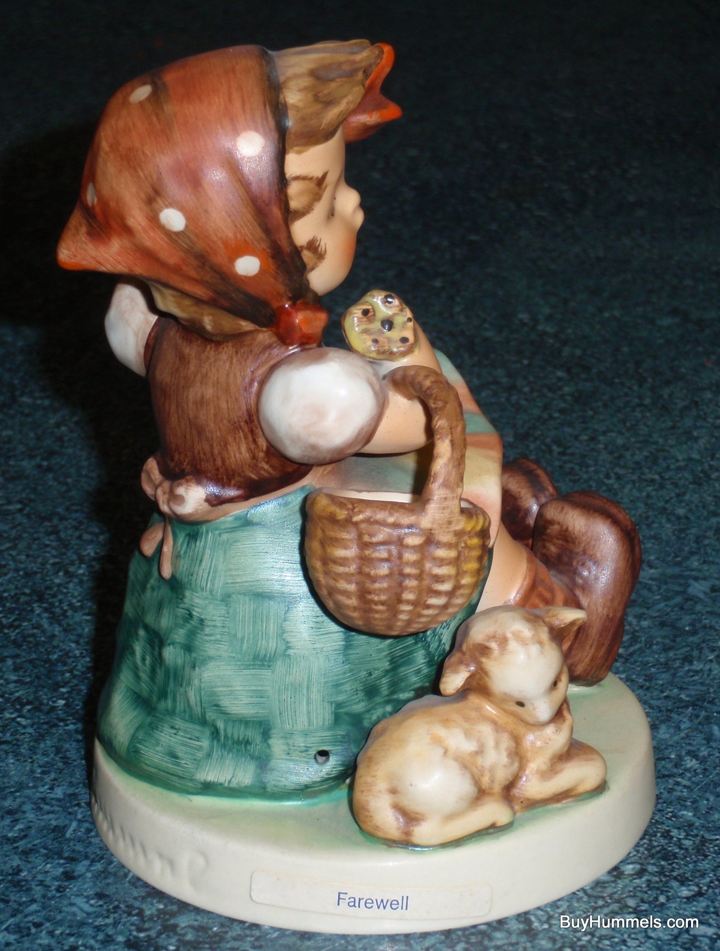 "Farewell" Goebel Hummel Figurine #65 - Girl Waving Goodbye!