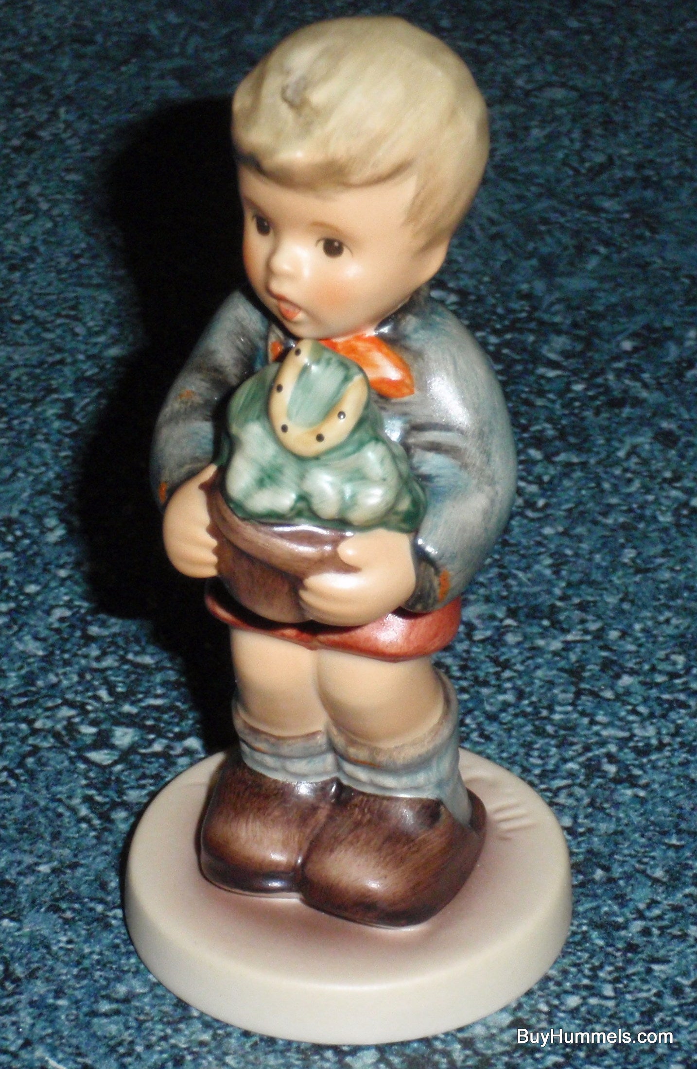 "Lucky Charmer" Goebel Hummel Figurine #2071 - Boy With Horse Shoe - Great Gift!
