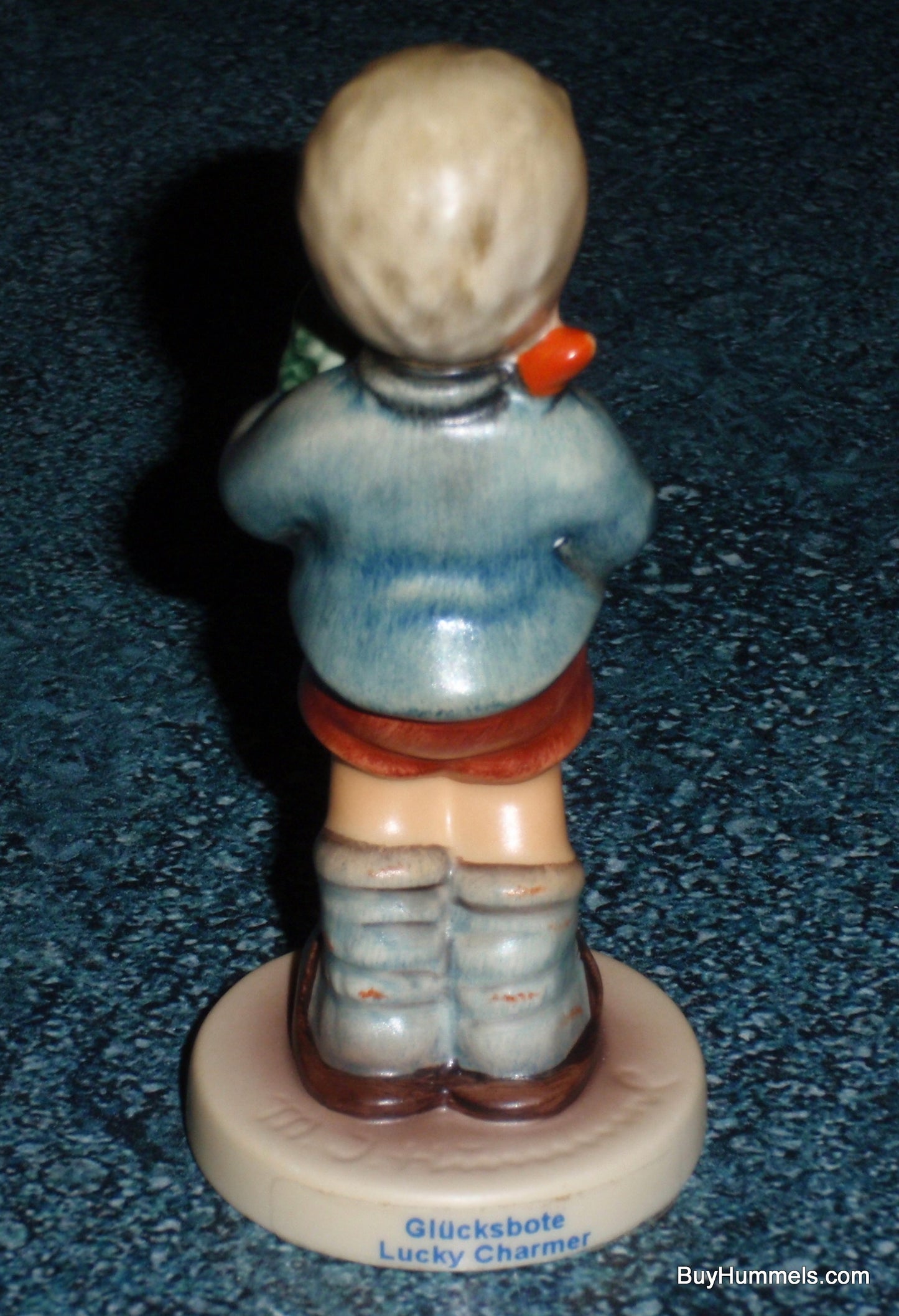 "Lucky Charmer" Goebel Hummel Figurine #2071 - Boy With Horse Shoe - Great Gift!