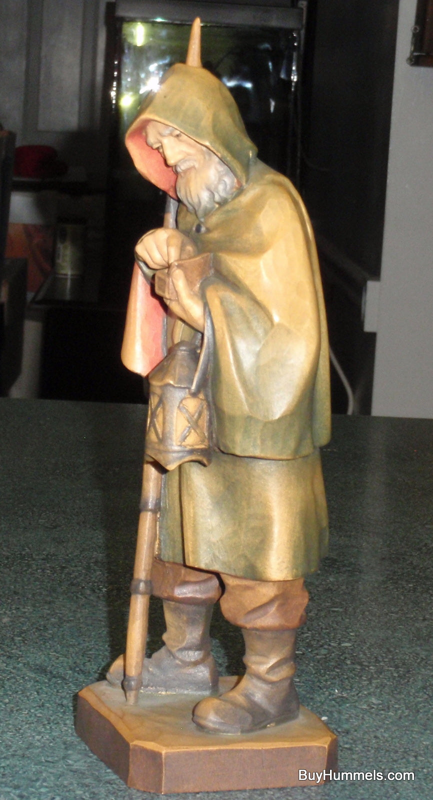 ANRI "Night Guard" Wood Carved 10" Figurine Signed With Original Box!