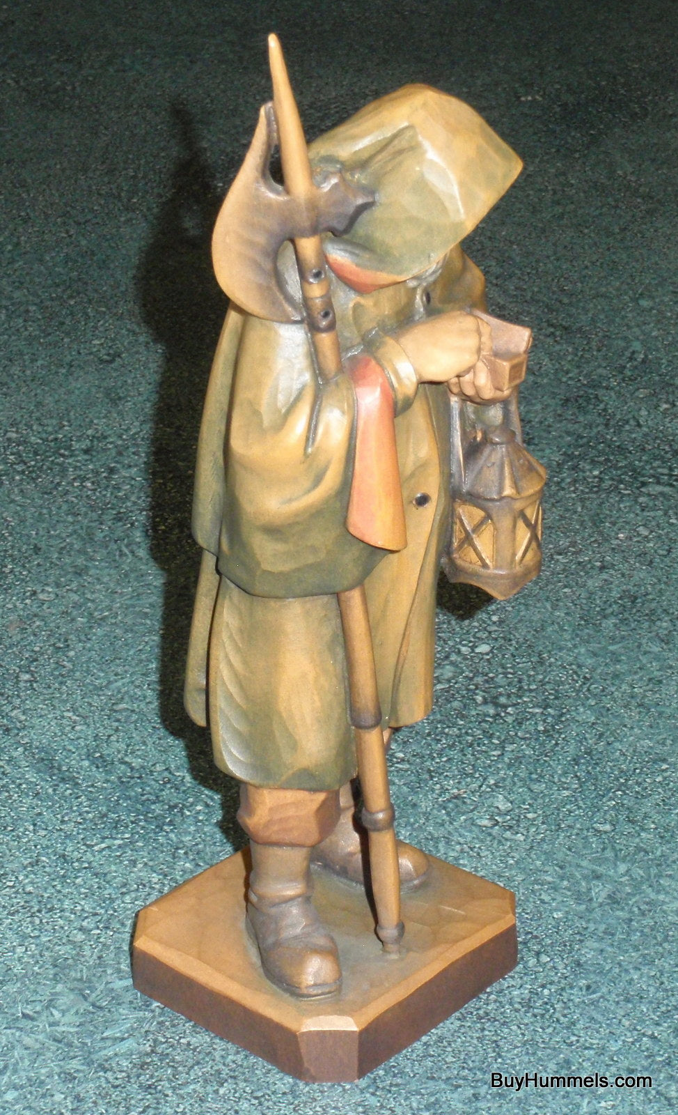 ANRI "Night Guard" Wood Carved 10" Figurine Signed With Original Box!